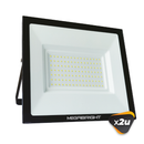 Pack x 2 Proyectores Telco Flat Pro LED 100W  6000k