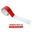 Cinta reflectante rojo blanco calidad 3M
