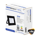 Pack x 2 Proyectores LED 50w 6000K Luz Fría